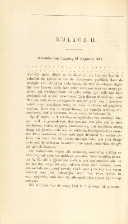 Bijlage II. Resolutie van dingsdag 21 Augustus 1618