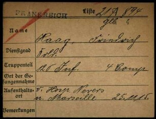 Haag, Friedrich - Karl
