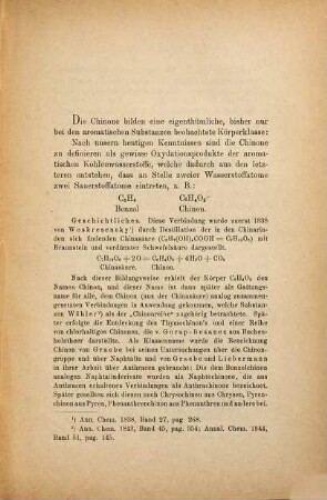Ueber einige Derivate des a-Naphtochinon's : Inaug. Diss.