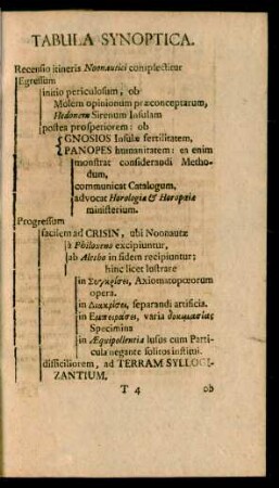 Tabula Synoptica