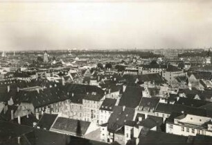 München, Stadtansicht vom Turm des Rathauses zum Maximilianeum