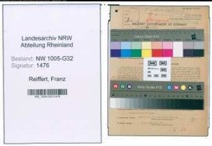 Entnazifizierung Franz Reiffert , geb. 16.12.1887 (Angestellter)