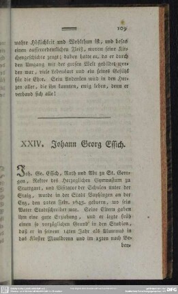 XXIV. Johann Georg Essich