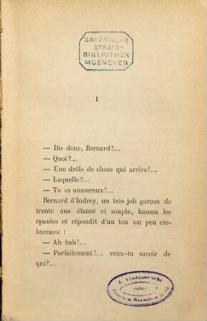 Tante Joujou : (Inhalt: Tante Joujou. - Le pot de réséda. - Pierrette.)