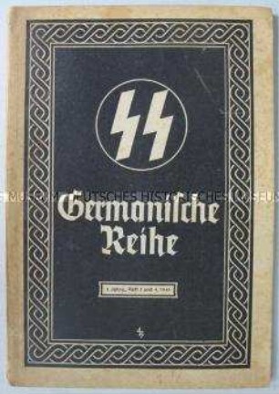 Monatszeitschrift der SS "Germanische Reihe" überwiegend mit Unterhaltungsbeiträgen und zahlreichen Abbildungen von Gemälden