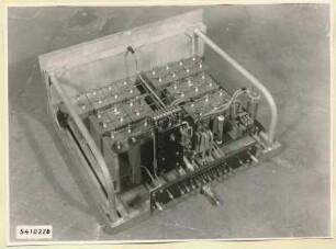 10-kW-Fernsehsender Nr. 507, Schrank B5 Einschub Siebkette II, Foto 1954