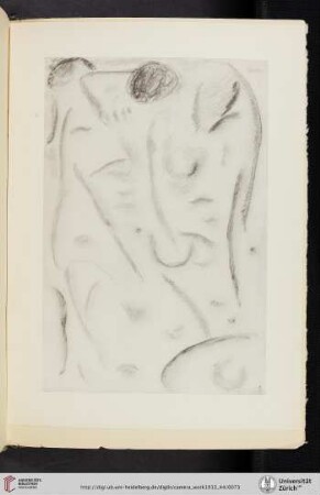 [A. [Abraham] Walkowitz, VII. From Life to Life: No II, collotype reproduction of drawing made by F. Bruckmann Verlag, Munich]