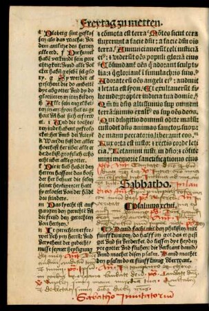 Sabbatho. Psalmus xcvii.