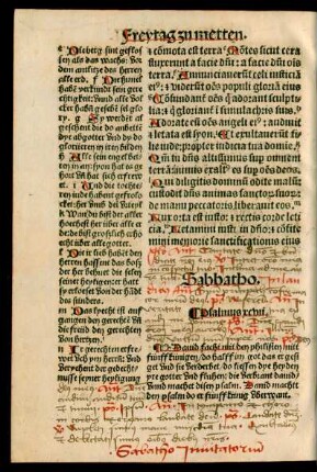 Sabbatho. Psalmus xcvii.