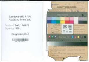 Entnazifizierung Karl Bergmann , geb. 08.01.1894 (Stadtbeamter)