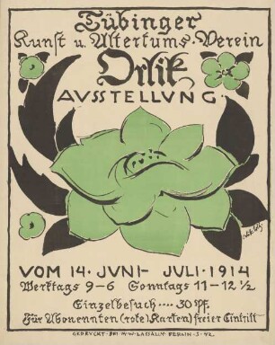 Tübinger Kunst und Altertumsverein Orlik Ausstellung