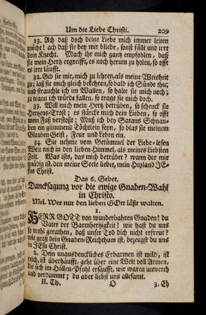 209-218, Das 6. - 7. Gebet
