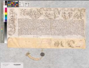 Papst Innozenz XII. bestätigt Abt Florenz (Florentius) von Corvey. Tertio non. decembris.