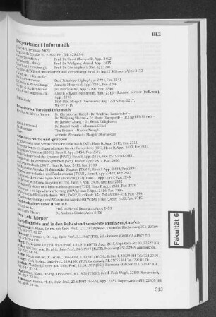 Department Informatik