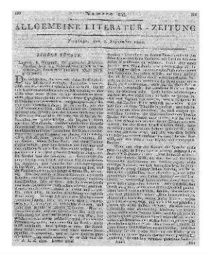 Oberförster May. Ein Kleiner Roman in sechs Kapiteln. Erfurt: Keyser 1799