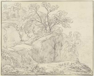 Gebirgslandschaft mit steilen Felsen