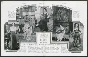 El arte musical en las damas del cuerpo diplomático extranjero