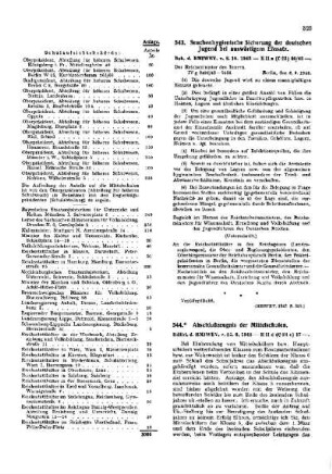 Abschlußzeugnis der Mittelschulen : [Erziehung] ; [Für das Reich] ; [Amtliche Erlasse] ; [Amtlicher Teil]