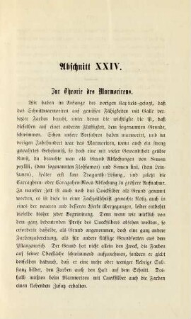 Abschnitt XXIV. Zur Theorie des Marmorirens