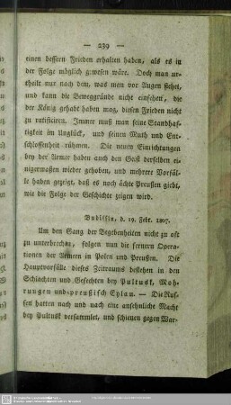 Budissin, d. 19. Febr. 1807.