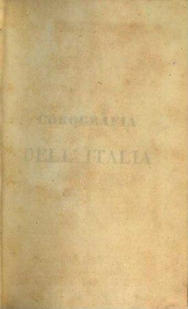 Corografia dell'Italia, 2