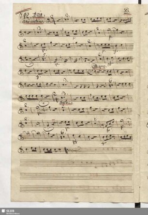 742. Aria: Belle luci vezzosette / Naumann, J.G.