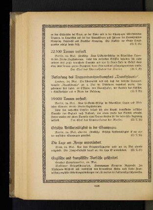Englische und französische Vorstöße gescheitert.
