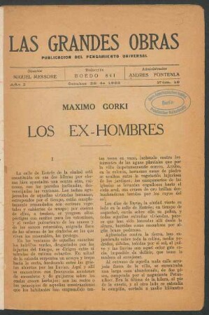1922001800: Los ex-hombres