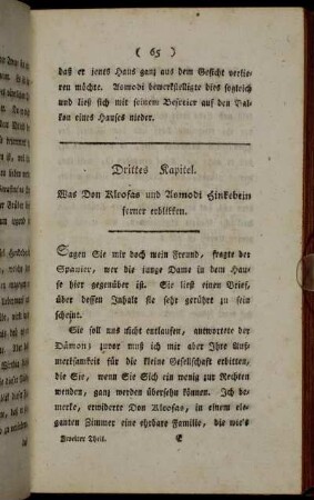 Drittes Kapitel. Was Don Kleofas und Asmodi Hinkebein ferner erblikken