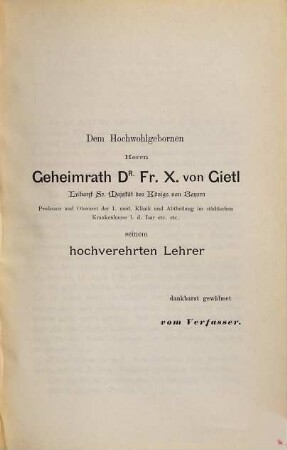Ein Fall von puerperaler Pyaemie mit metastatischer Ophthalmie und Thrombose der beiden Venae crurales : Inaugural-Dissertation