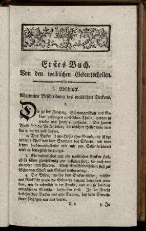 Erstes Buch. Von den weiblichen Geburtstheilen.