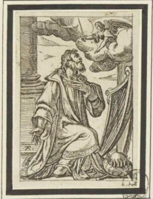 König David (aus der Folge von Szenen aus dem Neuen Testament etc.)
