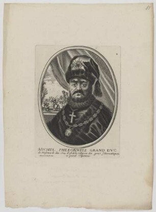 Bildnis des Michel Phedorwitz, Zar von Russland