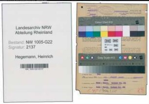 Entnazifizierung Heinrich Hegemann , geb. 23.11.1907 (Vertreter)