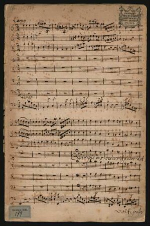 Quis desiderio sit pudor; V (4), strings, bc; a-Moll; GraunWV B:VIII:1; GruG 62
