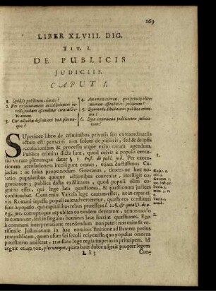 Liber XLVIII. Dig. De publicis.
