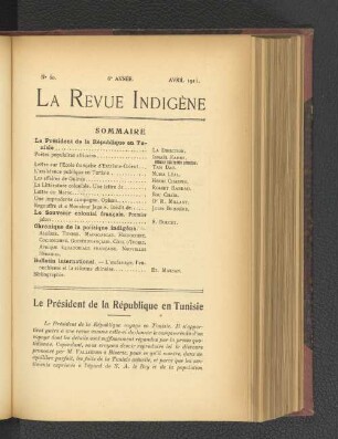 Le Président de la République en Tunisie.