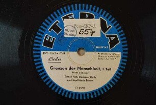 Grenzen der Menschheit : I. Teil / Franz Schubert