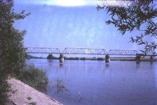 Eisenbahnbrücke Bogen/Donau