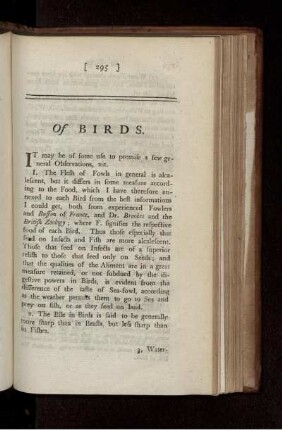 Of BIRDS.