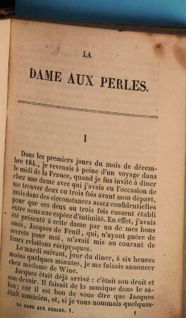 La dame aux perles, 1