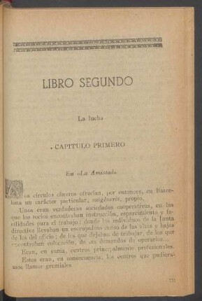 Libro segundo - La lucha