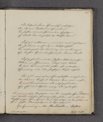 Christian Friedrich Scherenberg. – Berlin, 02.04.1853
