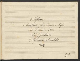 Miserere; V (5), strings, bc; e-Moll; PoeS 16