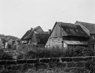 Binai, Holzhäuser : Binai (Zbyny/Tschechische Republik), Bauernhäuser