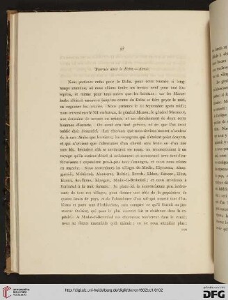 Tournée dans le Delta. - Almés
