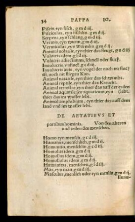 De Aetatibus Et partibus hominis ...