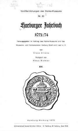 14.1973/74: Harburger Jahrbuch