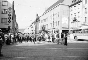 Freiburg: Kapelle St. Georgen; im Umzug; Kaiserstraße