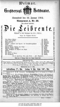 Die Leibrente